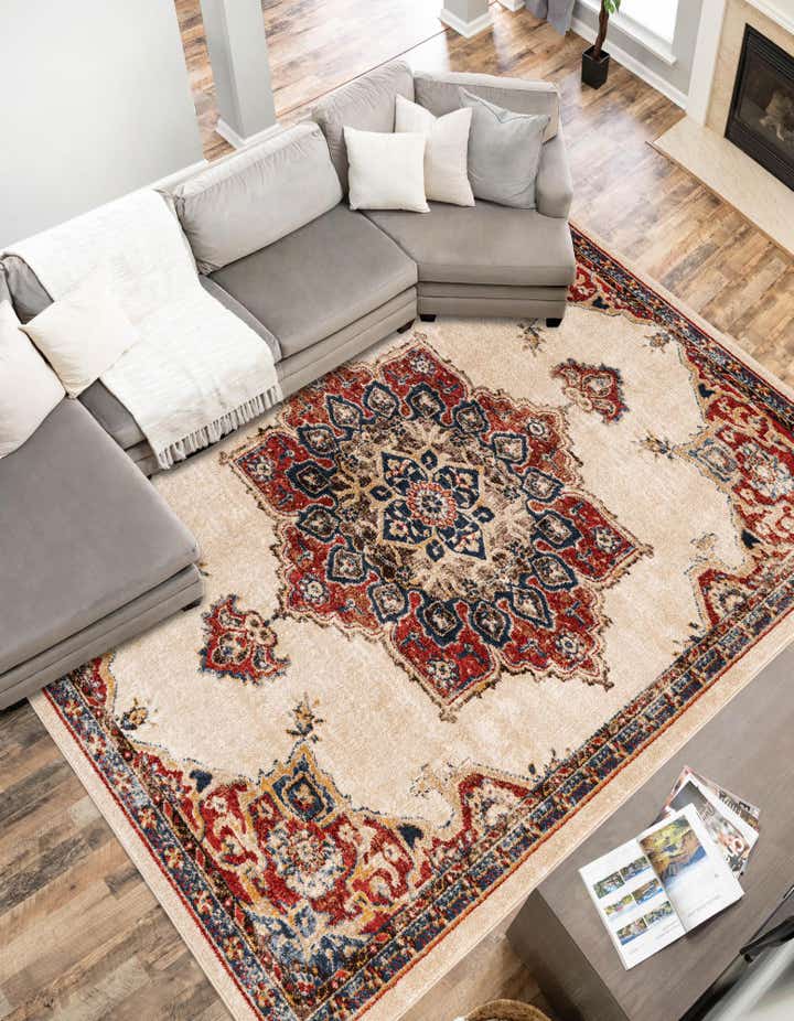 Cream 8' x 10' Eden Rug | Rugs.com
