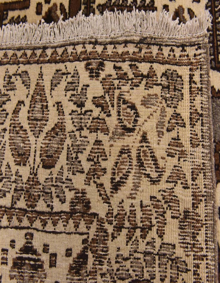 Detail image of  7' 9 x 11' 3  Hand Knotted Ferdos Persian Wool Rug