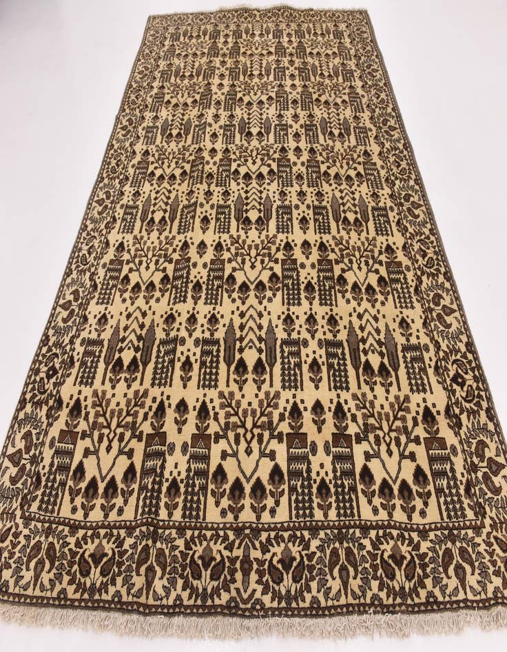 Detail image of  7' 9 x 11' 3  Hand Knotted Ferdos Persian Wool Rug