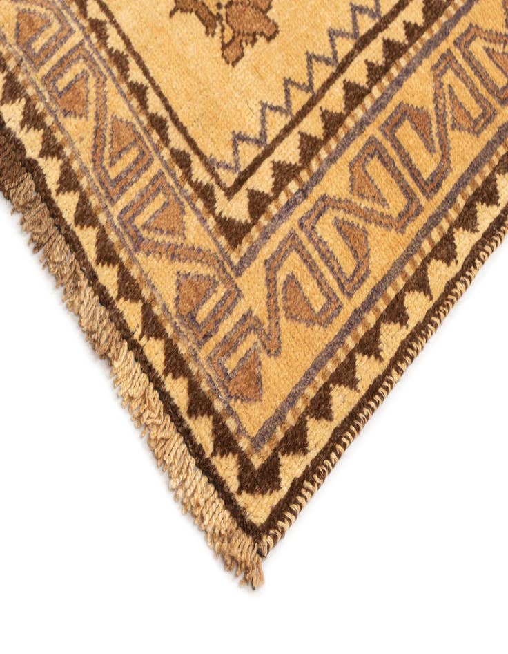 Detail image of  4' 6 x 7' 8 Gabbeh Wool Rug