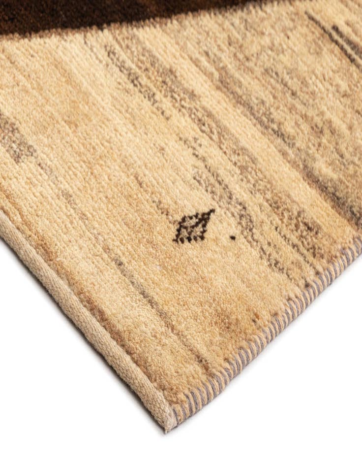 Detail image of  3' 10 x 6' 8 Gabbeh Wool Rug