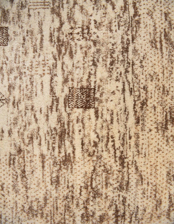 Detail image of  4' 8 x 6' 10  Hand Knotted Gabbeh Wool Rug