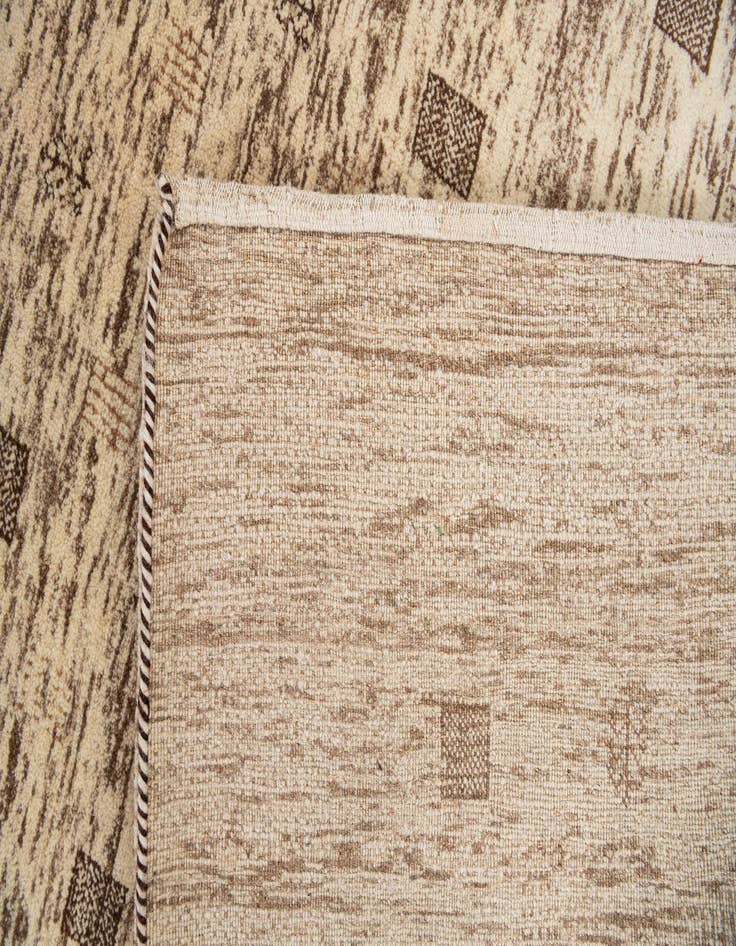 Detail image of  4' 8 x 6' 10  Hand Knotted Gabbeh Wool Rug