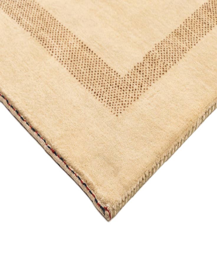 Detail image of  5' x 6' 8  Hand Knotted Gabbeh Wool Rug