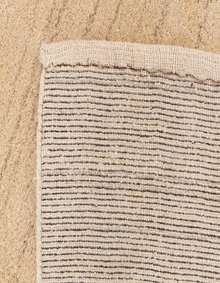 Detail image of  4' 9 x 6' 8  Hand Knotted Gabbeh Wool Rug