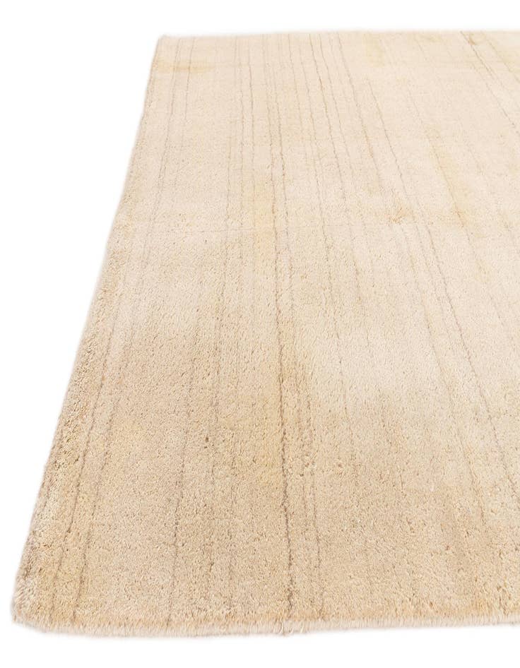 Detail image of  4' 9 x 6' 8  Hand Knotted Gabbeh Wool Rug