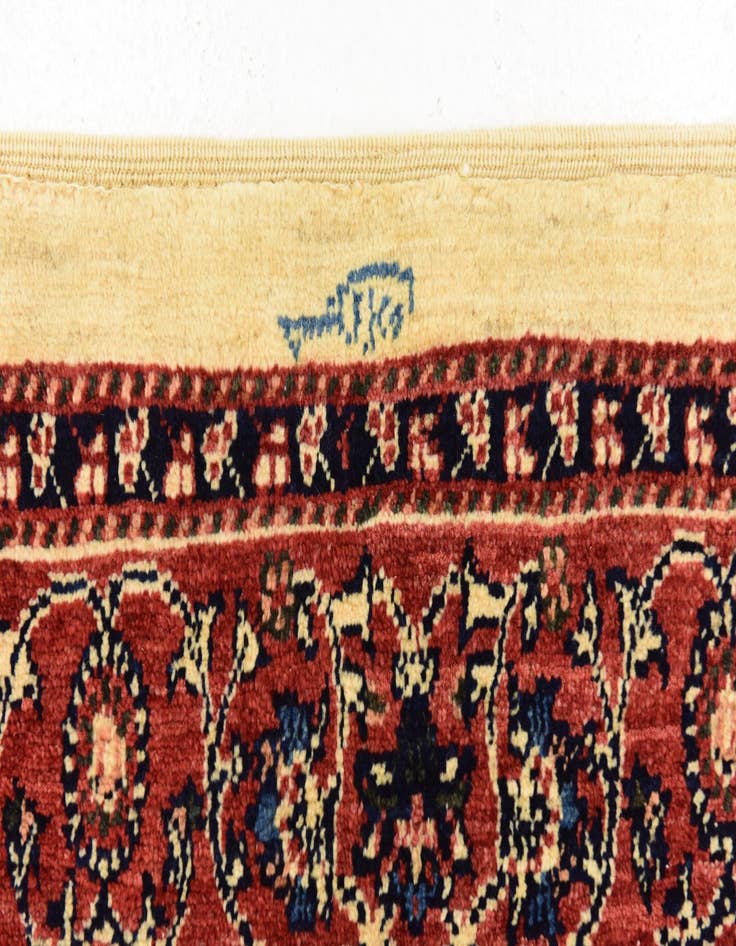 Detail image of  3' 10 x 5'  Hand Knotted Ghashghaei Persian Wool Rug