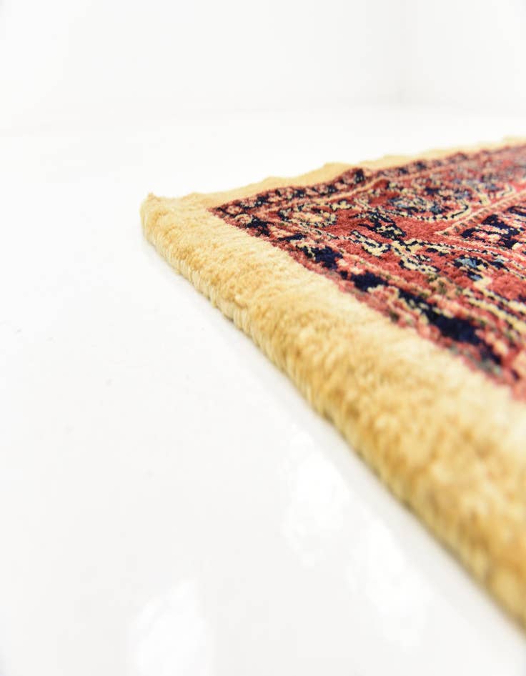 Detail image of  3' 10 x 5'  Hand Knotted Ghashghaei Persian Wool Rug