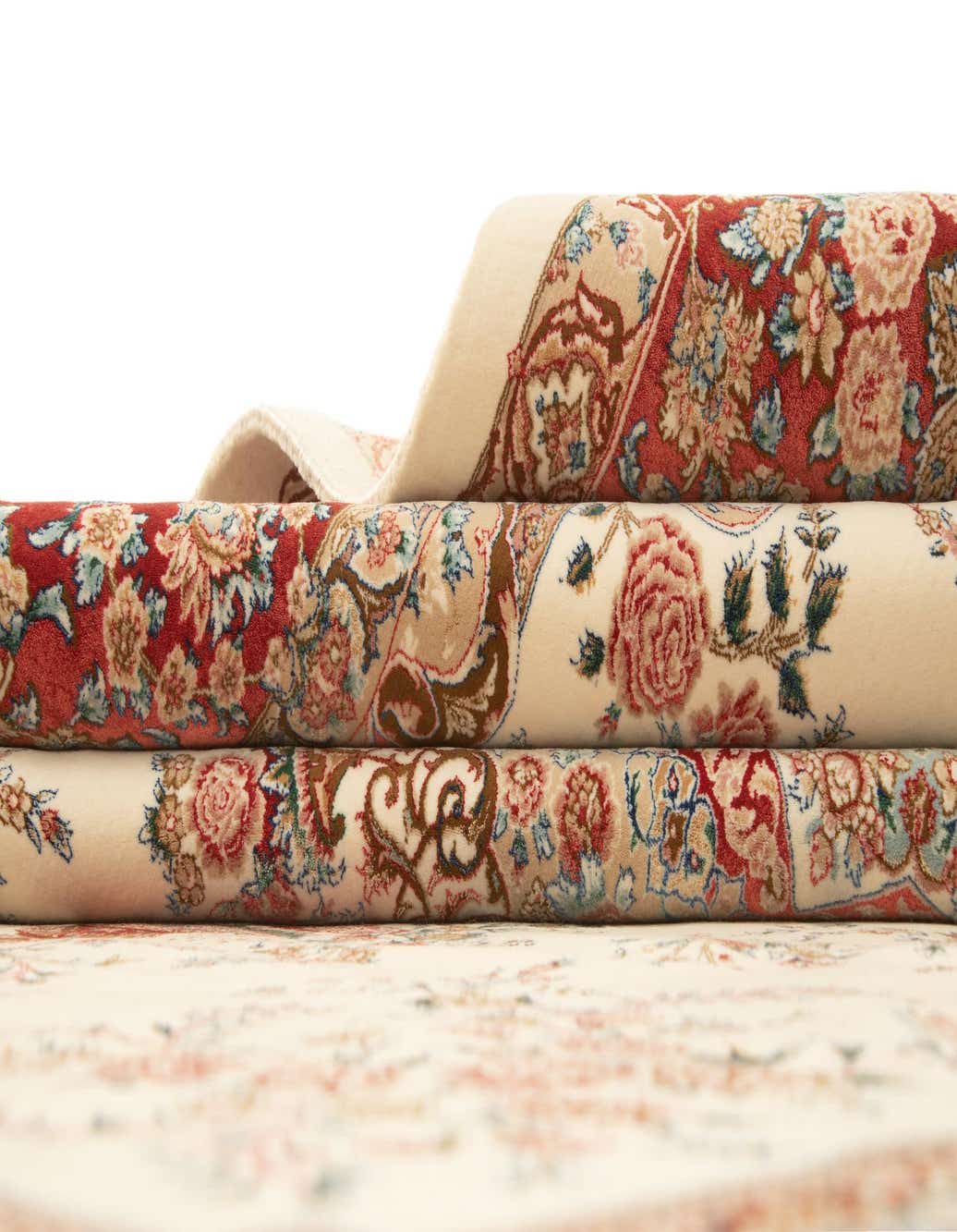 Primary image  4' 9 x 7' 2 Ghom Design Rug