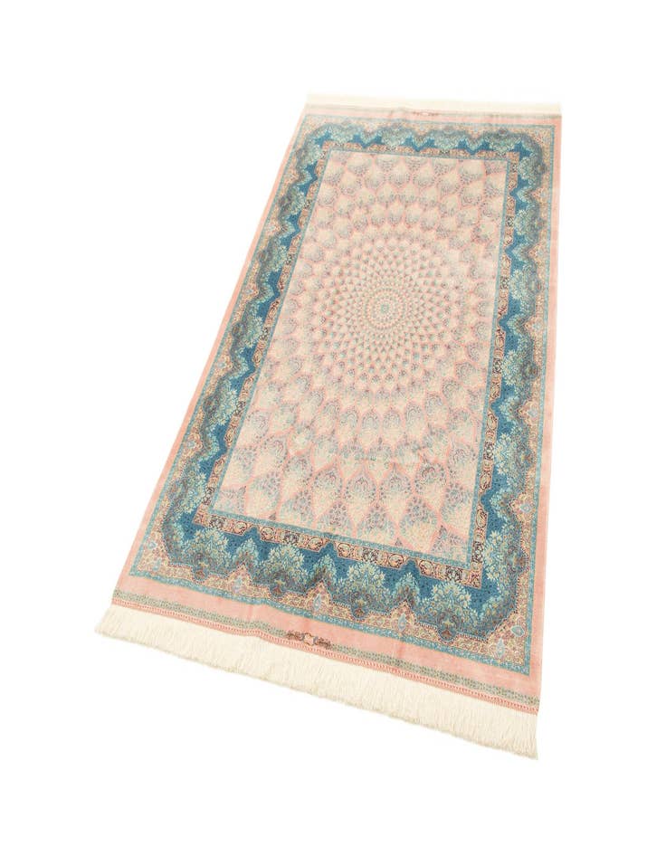 Detail image of  4' 4 x 6' 5 Ghom Design Rug