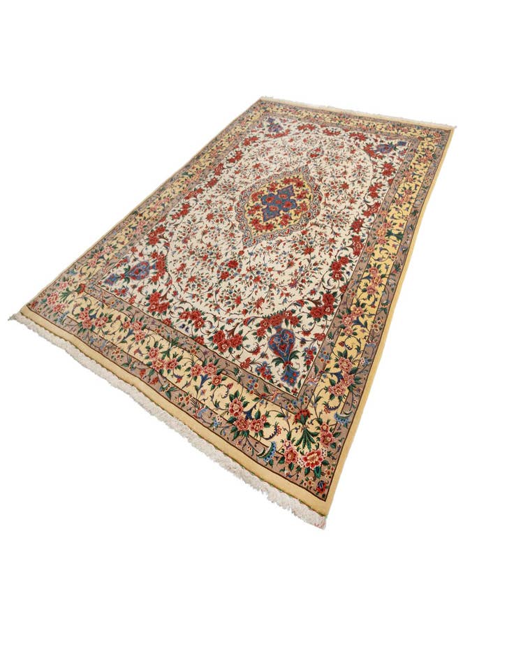 Detail image of  9' 10 x 13' 5 Ghom Wool Rug