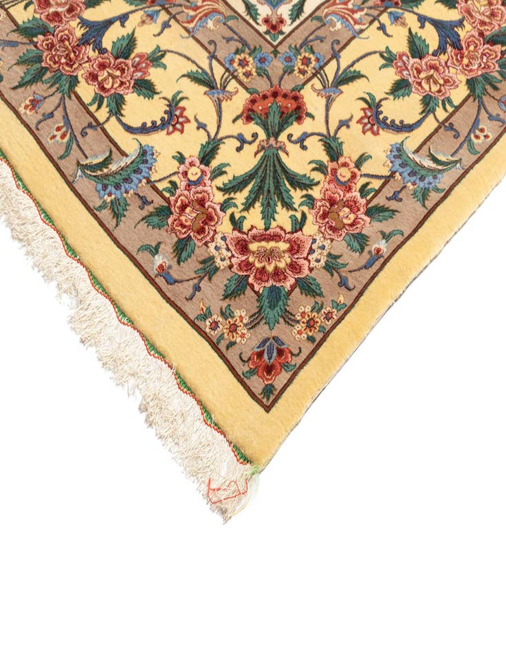 Detail image of  9' 10 x 13' 5 Ghom Wool Rug