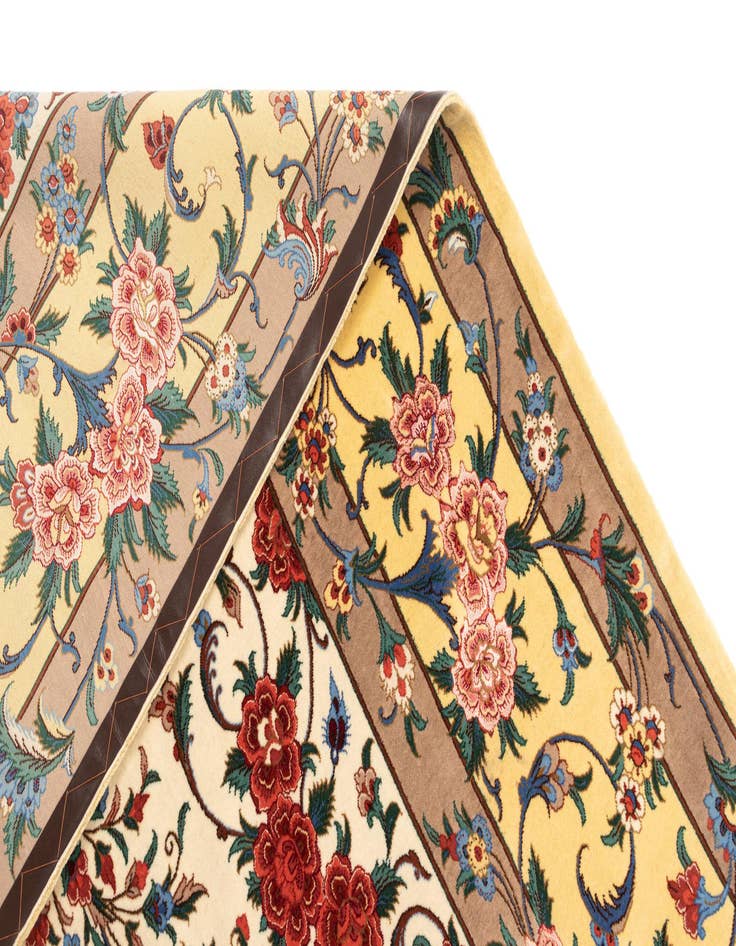 Detail image of  9' 10 x 13' 5 Ghom Wool Rug