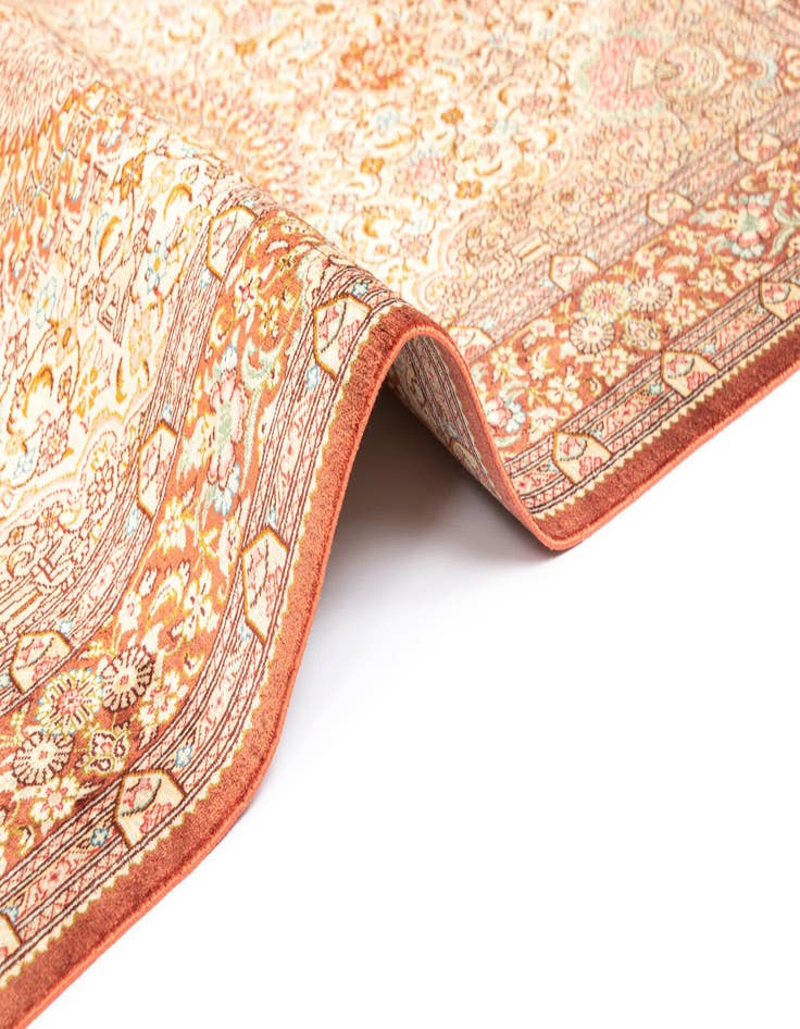 Detail image of  2' 7 x 4' 1 Ghom Silk Rug