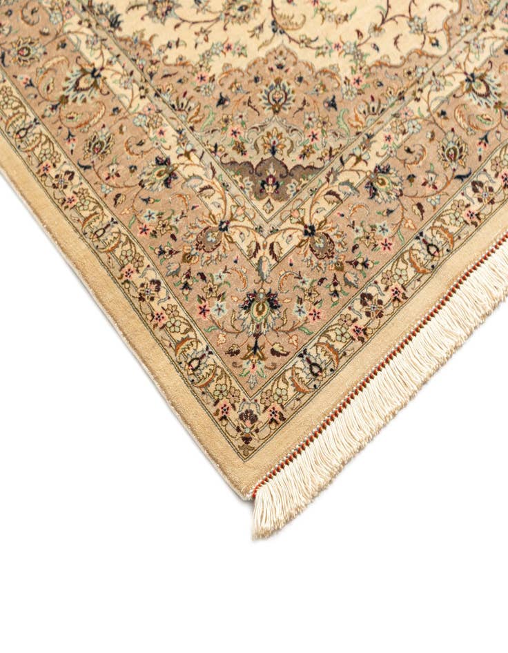 Detail image of  3' 3 x 4' 11 Ghom Silk Rug