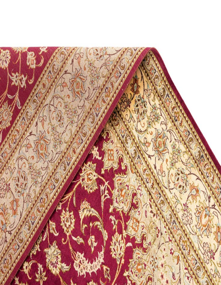 Detail image of  4' 4 x 6' 8 Ghom Silk Rug