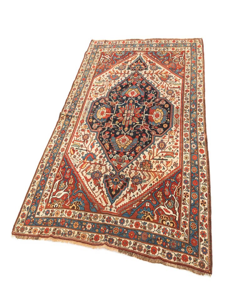 Detail image of  4' 11 x 6' 7 Hamedan Rug