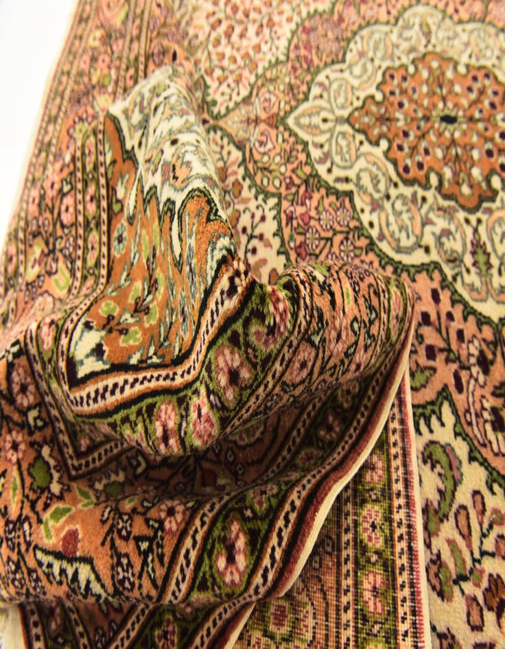 Detail image of  6' 5 x 9' 3  Hand Knotted Hereke Wool Rug