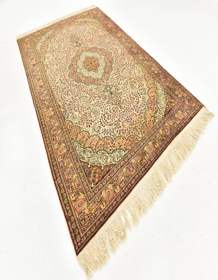 Detail image of  6' 5 x 9' 3  Hand Knotted Hereke Wool Rug