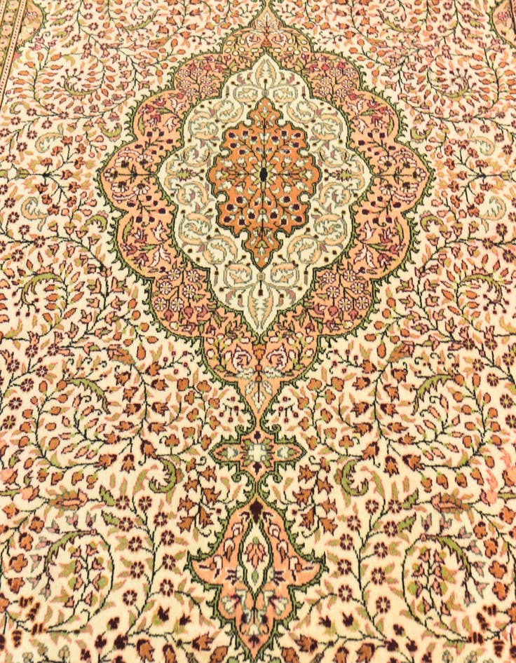 Detail image of  6' 5 x 9' 3  Hand Knotted Hereke Wool Rug