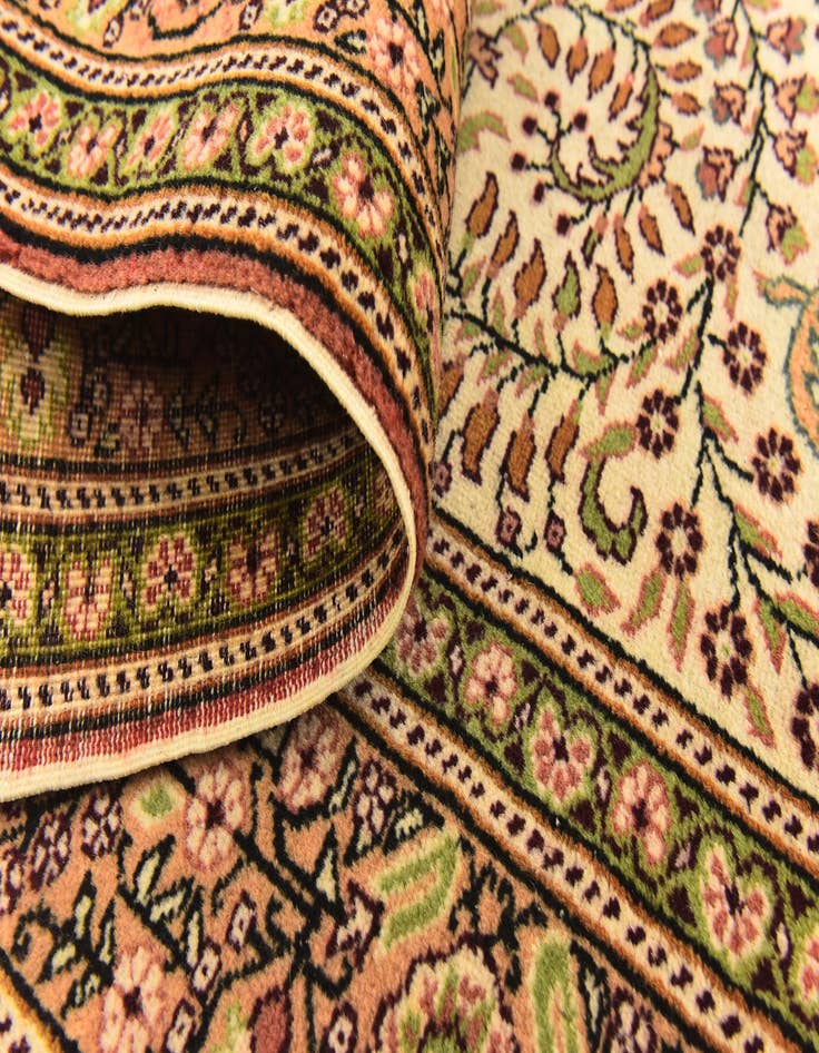 Detail image of  6' 5 x 9' 3  Hand Knotted Hereke Wool Rug