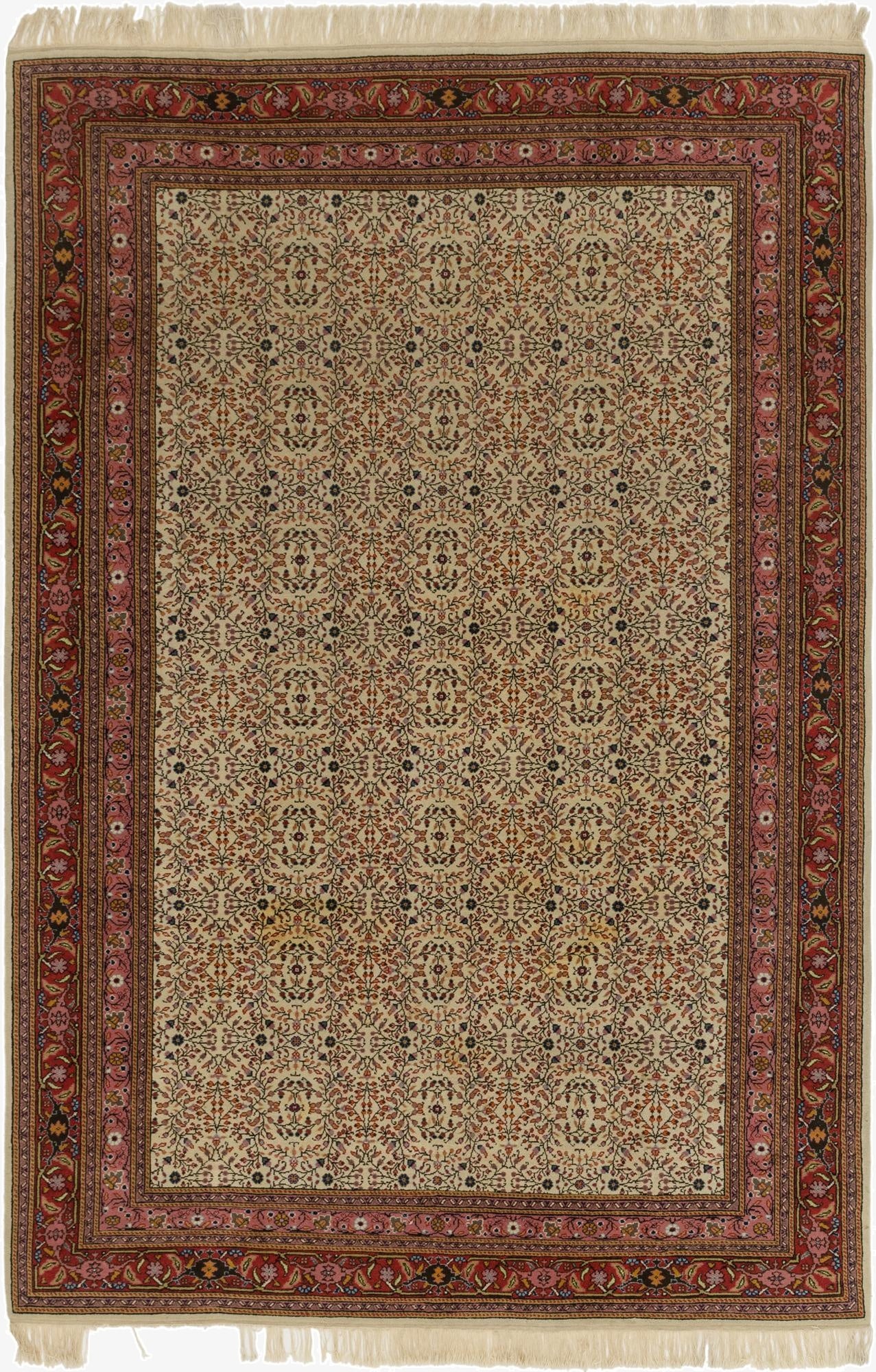  6' 8 x 10'  Hand Knotted Hereke Wool Rug