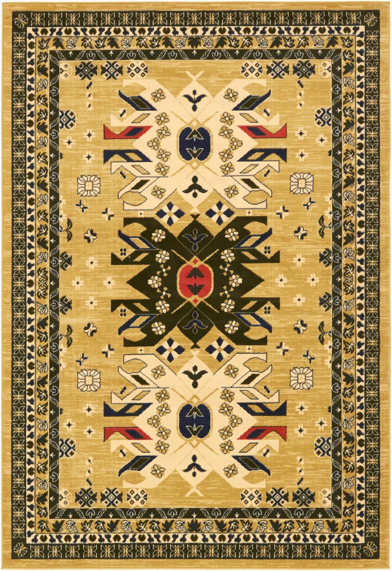  6' x 9' Heris Rug
