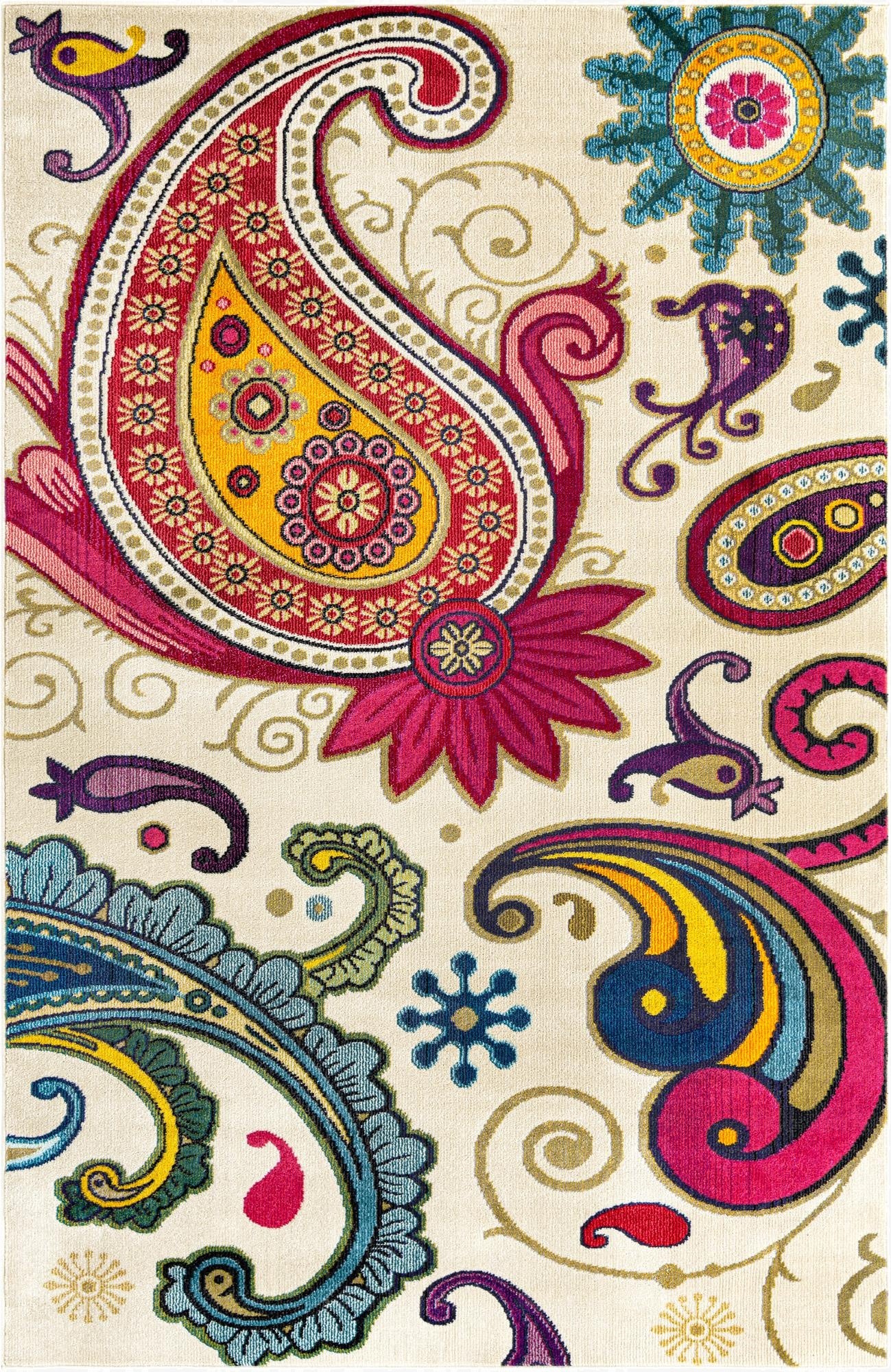  6' x 9'  Washable Hyacinth Rug