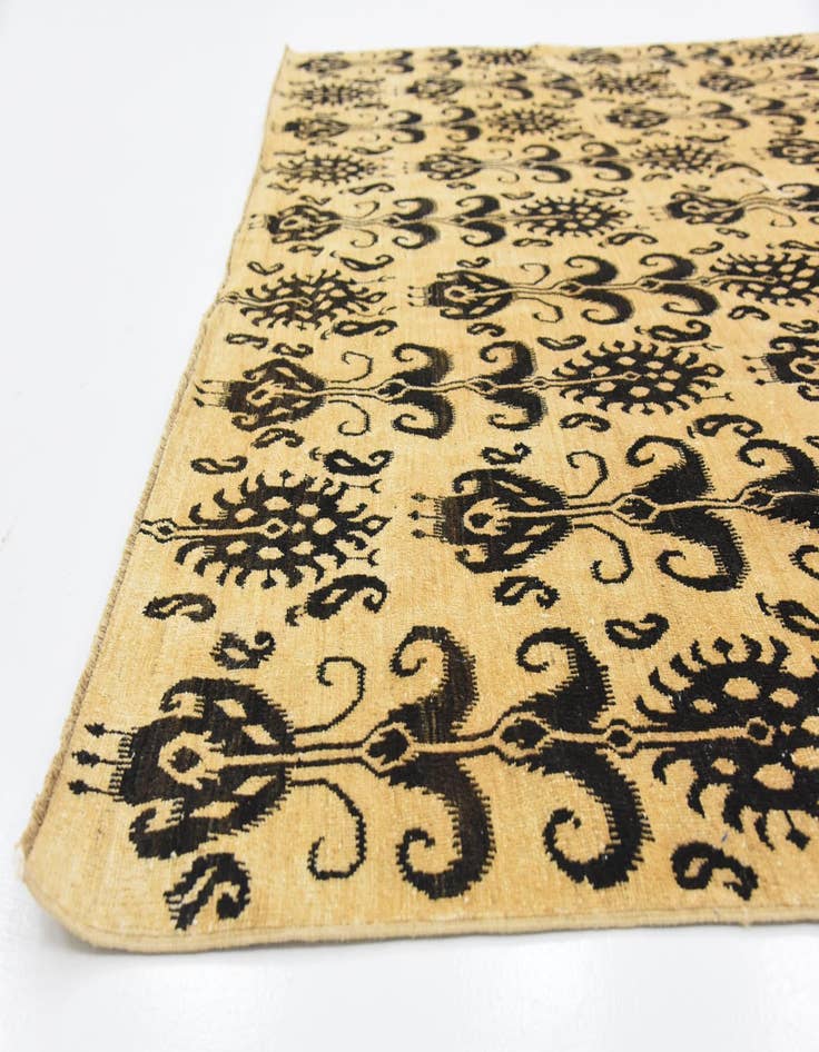 Detail image of  8' 2 x 9' 6  Hand Knotted Ikat Oriental Rug