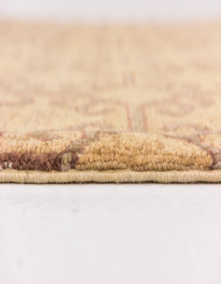 Detail image of  5' x 6' 6  Hand Knotted Ikat Oriental Rug