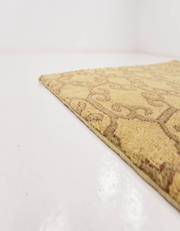 Detail image of  5' x 6' 5  Hand Knotted Ikat Rug