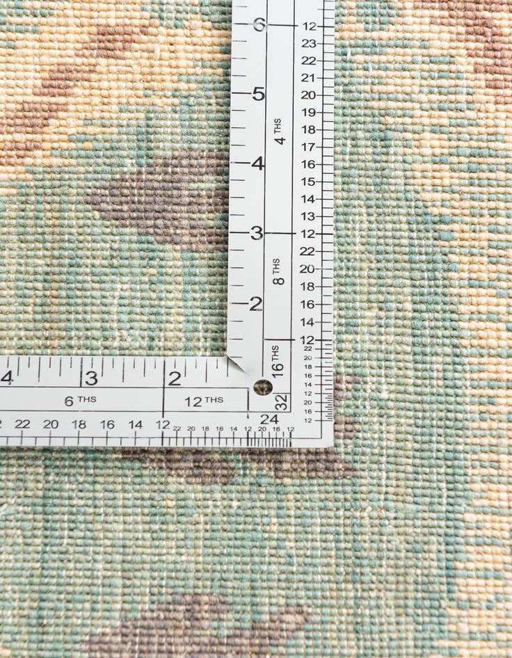 Detail image of  6' 10 x 9' 7  Hand Knotted Ikat Oriental Rug