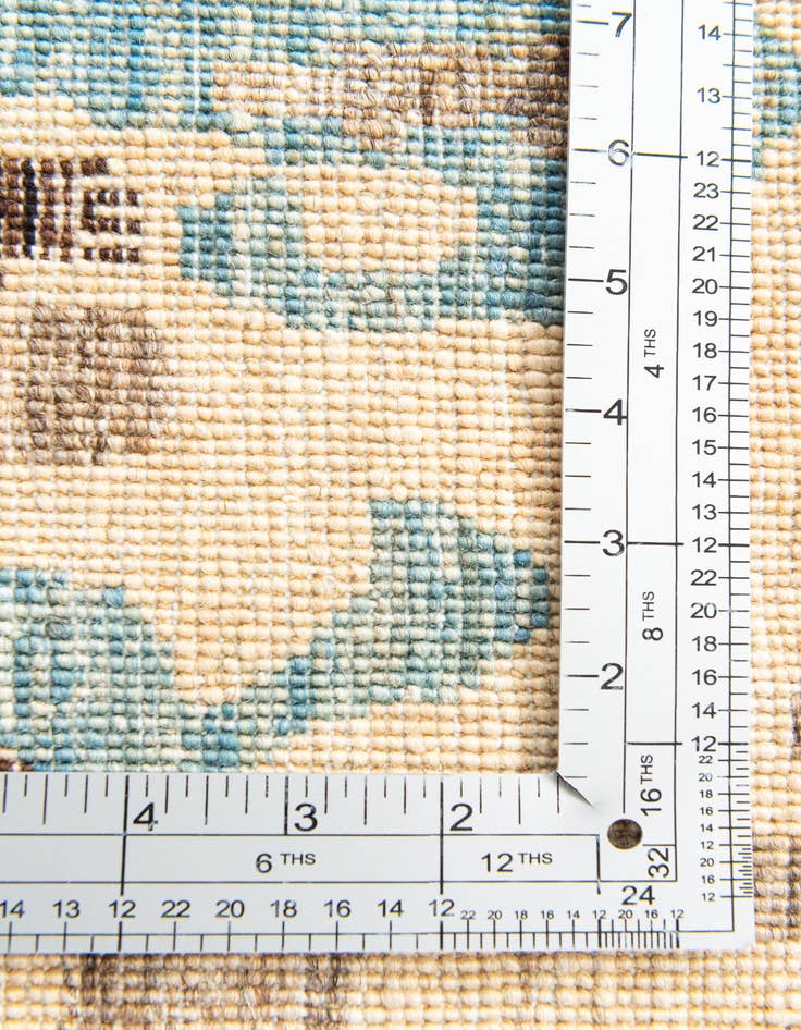 Detail image of  6' 8 x 9' 3  Hand Knotted Ikat Oriental Rug