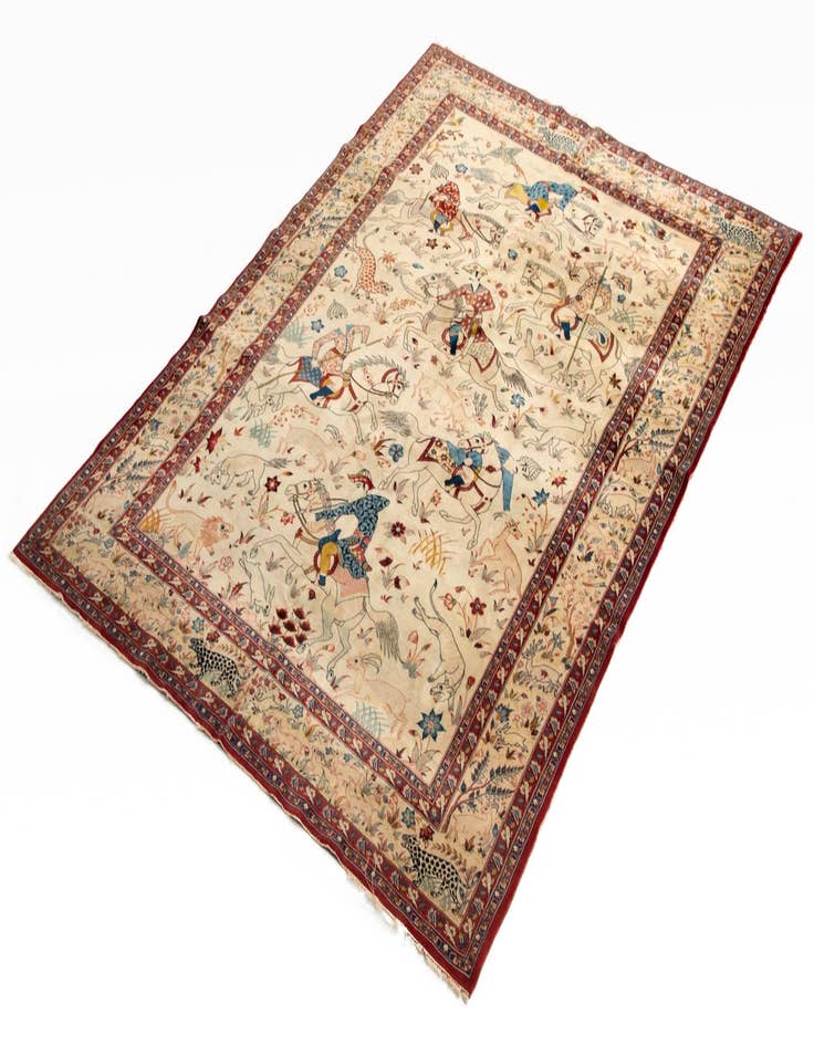 Detail image of  5' 3 x 7' 5 Isfahan Rug