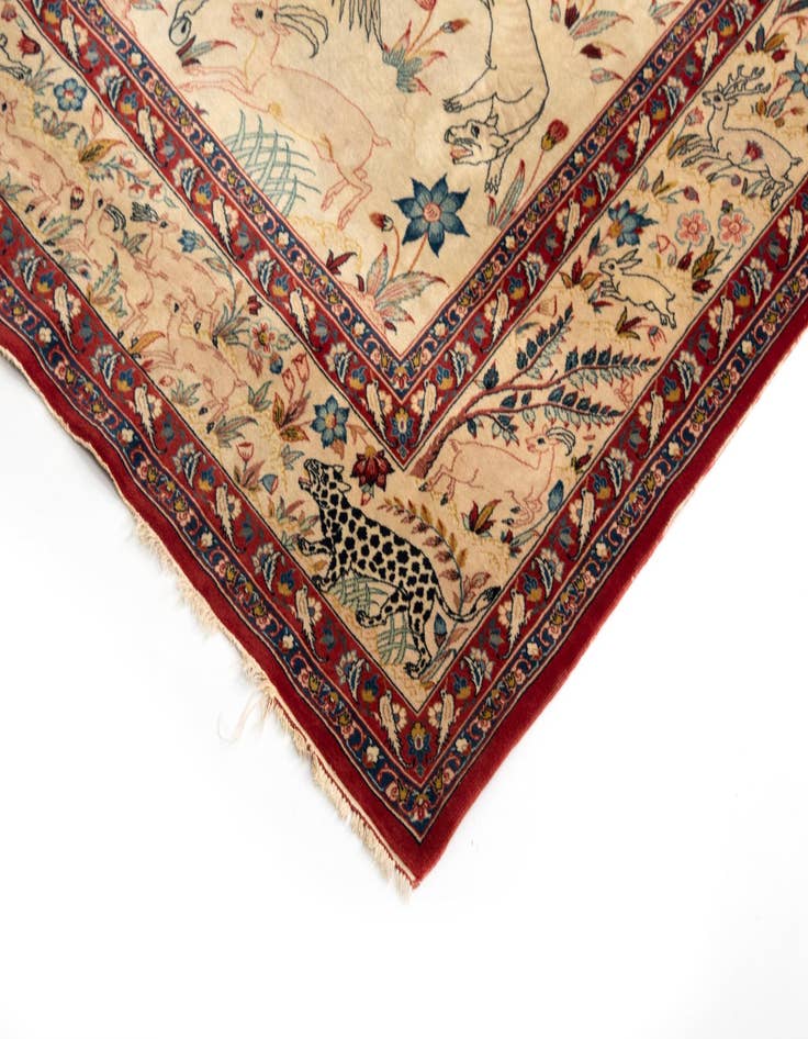 Detail image of  5' 3 x 7' 5 Isfahan Rug