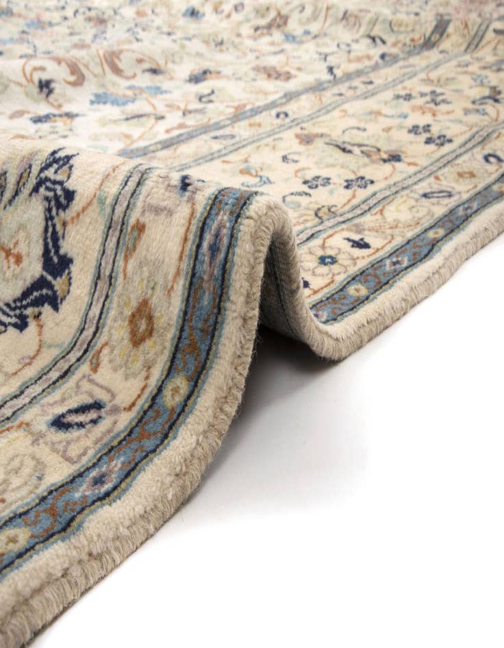 Detail image of  9' 4 x 12' 9  Hand Knotted Isfahan Persian Wool Rug