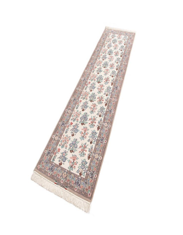 Detail image of  2' 9 x 9' 10  Hand Knotted Isfahan Rug