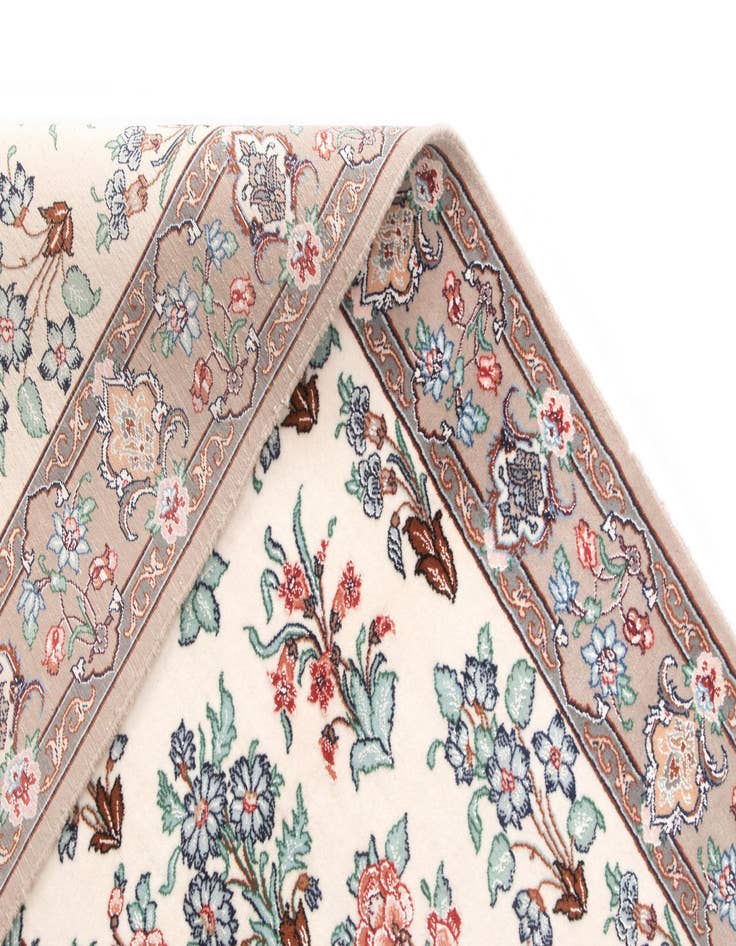 Detail image of  2' 9 x 9' 10  Hand Knotted Isfahan Rug