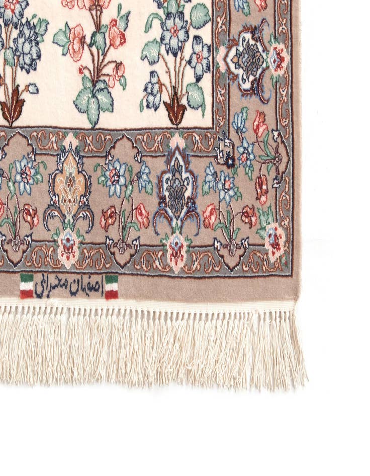 Detail image of  2' 9 x 9' 10  Hand Knotted Isfahan Rug