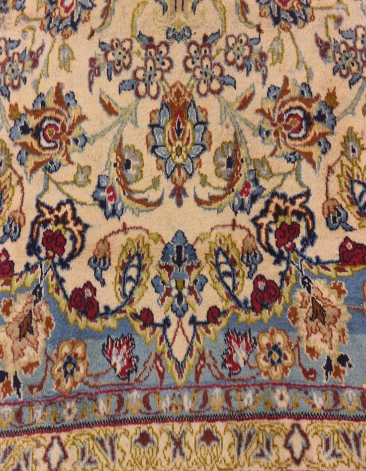 Detail image of 9' 8 x 12' 8 Hand Knotted Isfahan Persian Wool Rug