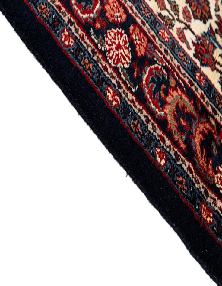 Detail image of  4' 2 x 6' 2  Hand Knotted Isfahan Persian Wool Rug