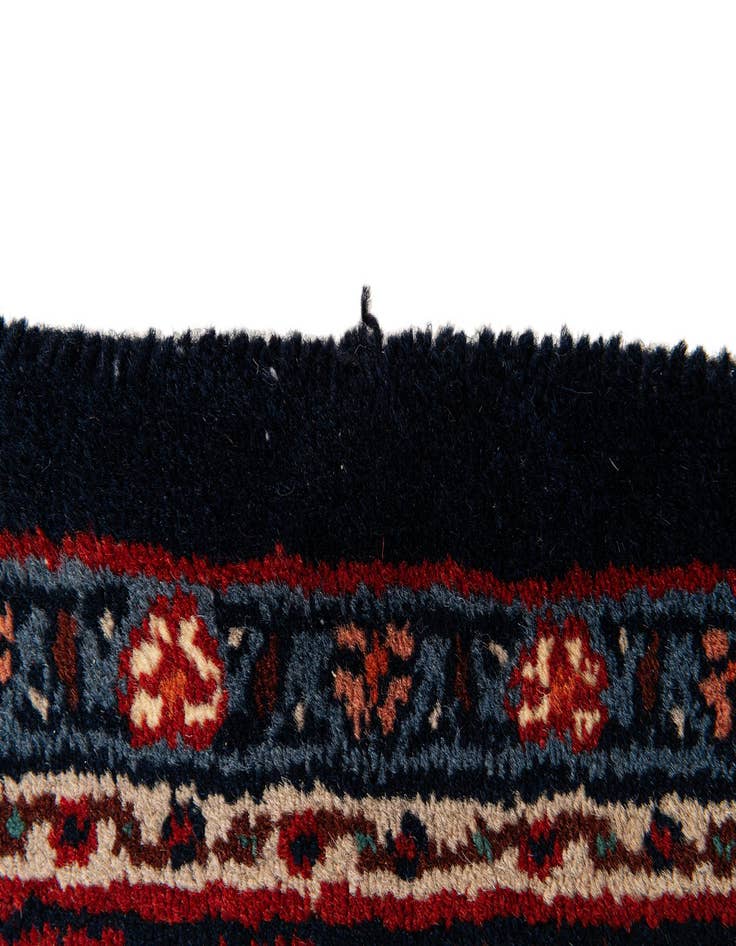 Detail image of  4' 2 x 6' 2  Hand Knotted Isfahan Persian Wool Rug