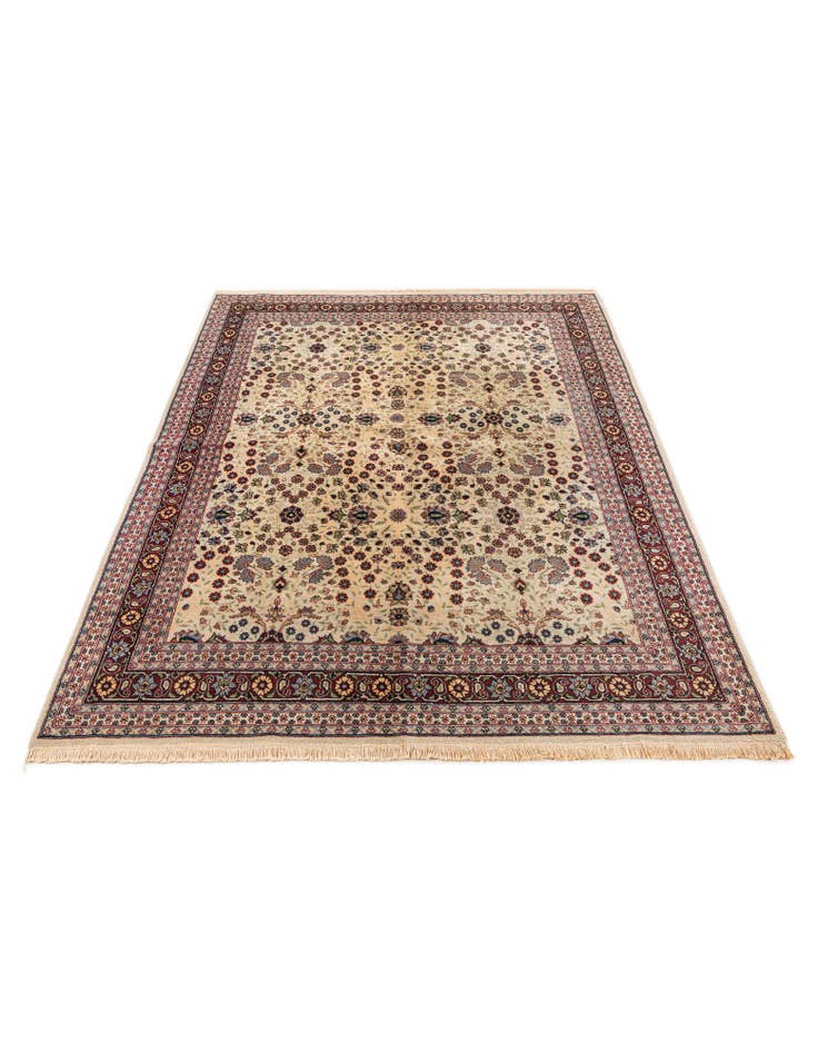 Detail image of  5' 5 x 8' 1  Hand Knotted Isfahan Oriental Wool Rug