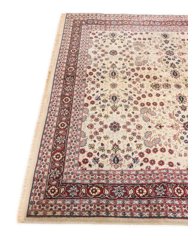 Detail image of  5' 5 x 8' 1  Hand Knotted Isfahan Oriental Wool Rug