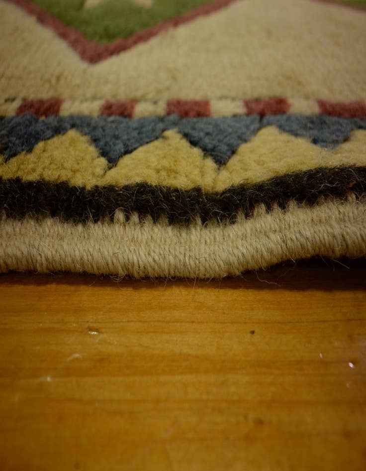 Detail image of  1' 9 x 3' 5  Hand Knotted Kars Wool Rug