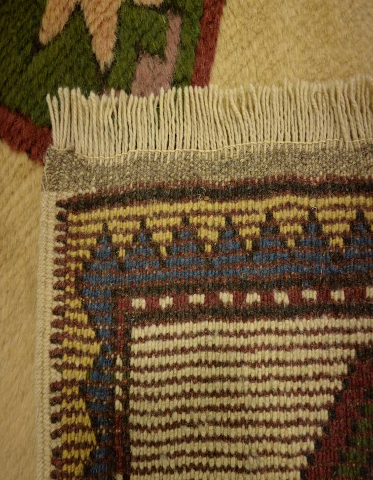 Detail image of  1' 9 x 3' 5  Hand Knotted Kars Wool Rug