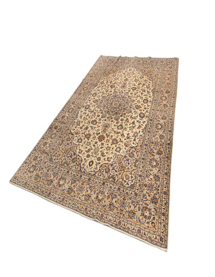 Detail image of  8' x 11' 6 Kashan Rug