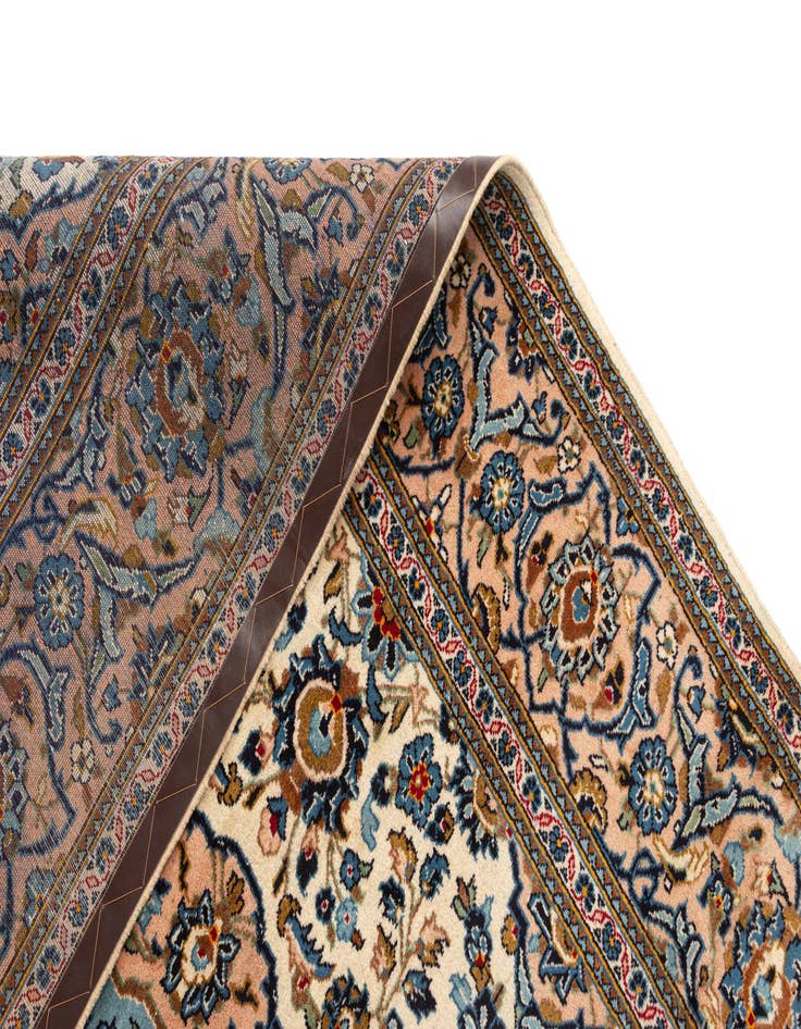 Detail image of  6' 7 x 10' Kashan Wool Rug