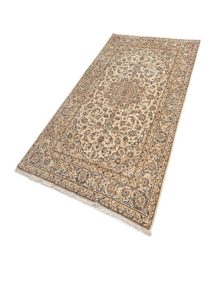 Detail image of  6' 5 x 9' 9 Kashan Wool Rug