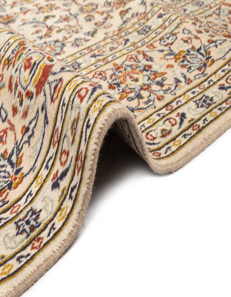 Detail image of  6' 7 x 10' 2 Kashan Wool Rug